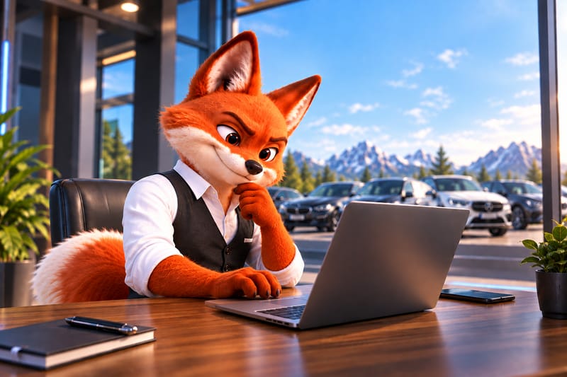 Le renard cherche