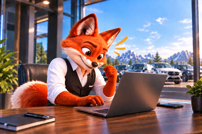 Le renard a une idée