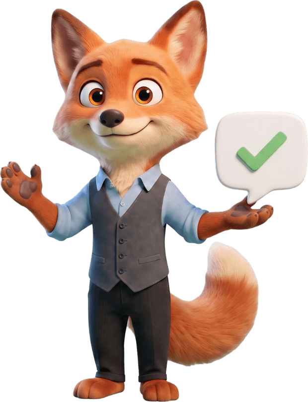 Renard Autorenard répondant à vos questions